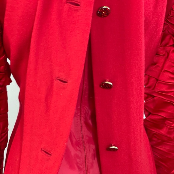 Vintage Bill Blass Dress with Statement Ruched Sleeves - Picture 8 of 16